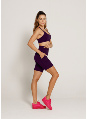 CICLISTA FLASHBACK ROXO