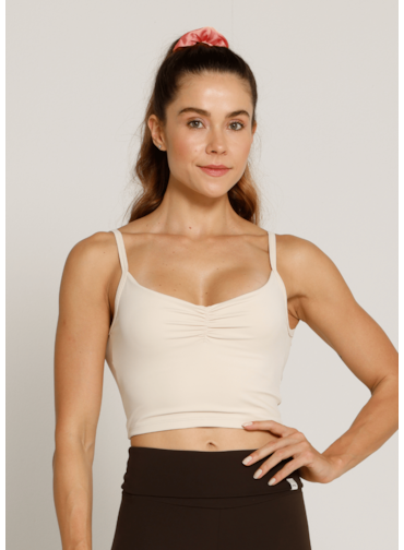 CROPPED REGULÁVEL PLAYLIST OFF WHITE
