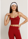 CROPPED REGULÁVEL PLAYLIST VERMELHO
