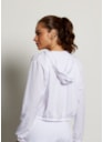 JAQUETA COM CAPUZ RUN BRANCO