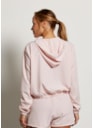 JAQUETA COM CAPUZ RUN ROSA