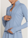 JAQUETA SLIM SOPHY FL AZUL SUAVE