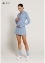 JAQUETA SLIM SOPHY FL AZUL SUAVE