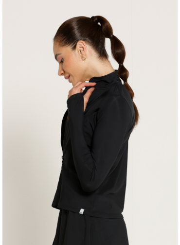 JAQUETA SLIM SOPHY FL PRETO