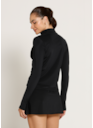 JAQUETA SLIM SOPHY FL PRETO
