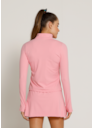 JAQUETA SLIM SOPHY FL ROSA SUAVE