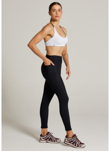 LEGGING CANELADA COM BOLSO LIVING TX - PRETO