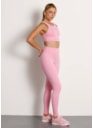 LEGGING CANELADA JOG TX ROSA
