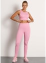 LEGGING CANELADA JOG TX ROSA