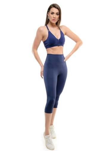 LEGGING CAPRI LISA AZUL MARINHO