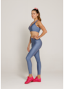 LEGGING CLASS TRL AZUL SUAVE / ROSA SUAVE