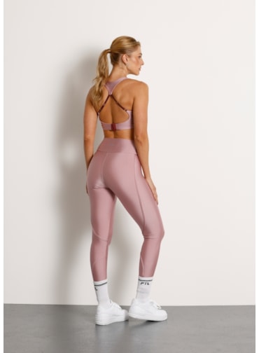 LEGGING COM BOLSO PACE TRL ROSA
