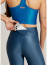 LEGGING COM BOLSO TRUE ATK - AZUL GALAXIA