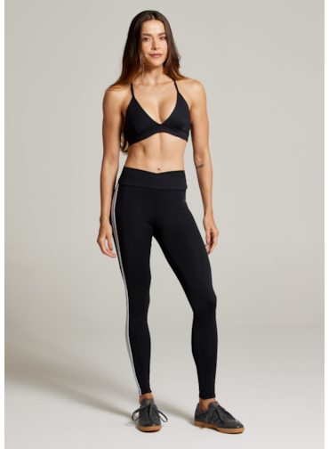 LEGGING COM ELÁSTICO SPORTY AR - PRETO