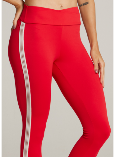 LEGGING COM ELÁSTICO SPORTY AR - VERMELHO