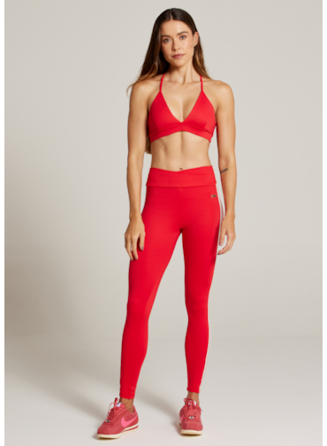LEGGING COM ELÁSTICO SPORTY AR - VERMELHO