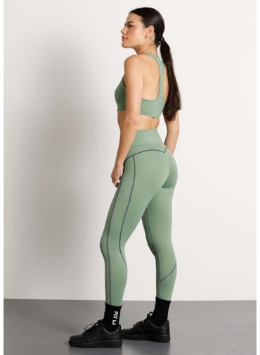 LEGGING COM RECORTE GO AR VERDE MALVA