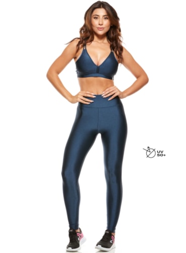 LEGGING TRILOBAL MARINHO SHARK