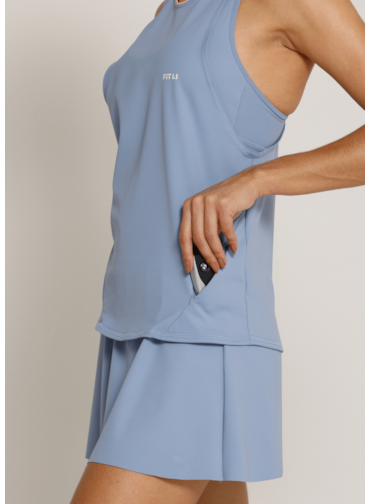 REGATA COM BOLSO CLASS FL AZUL SUAVE