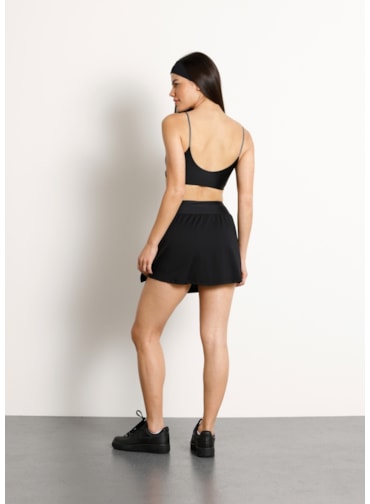 SAIA SHORT COM BOLSO HEAT PRETO