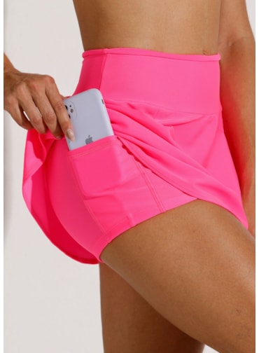 SAIA SHORT FIT ROSA NEON