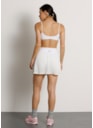 SAIA SHORT PLISSÊ GO BRANCO