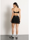 SAIA SHORT PLISSÊ GO PRETO