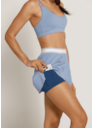 SAIA SHORT SOPHY FL AZUL SUAVE