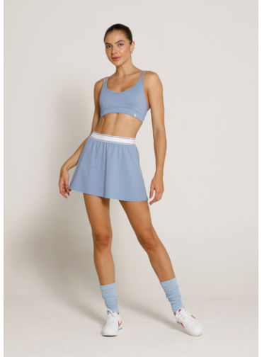 SAIA SHORT SOPHY FL AZUL SUAVE