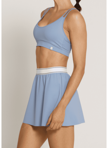 SAIA SHORT SOPHY FL AZUL SUAVE