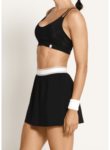 SAIA SHORT SOPHY FL PRETO
