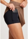 SAIA SHORT WELNESS MARROM