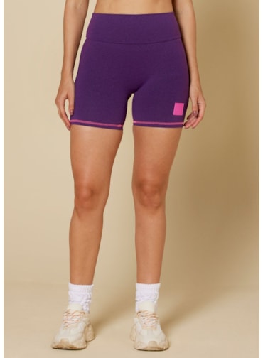 SHORT BESOS ROXO ORQUIDEA