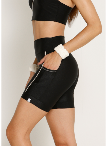 SHORT CLASS TRL PRETO/ OFF WHITE