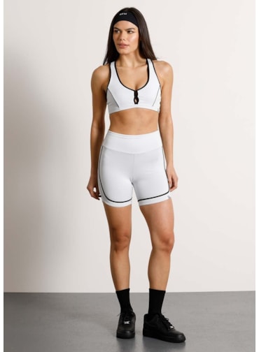 SHORT COM BOLSO SYNERGY BL BRANCO