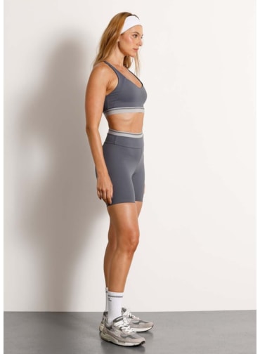 SHORT COM ELÁSTICO FAST AR CHUMBO