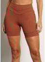 SHORT COM RECORTES MOTION AR MARROM