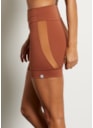 SHORT COM RECORTES MOTION AR MARROM