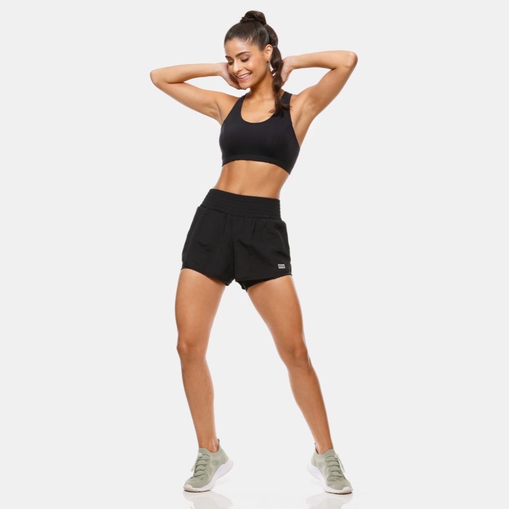 SHORT CORRIDA CAMP PRETO