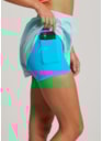SHORT DE CORRIDA COLORFULL AZUL