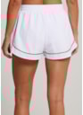 SHORT DE CORRIDA COLORFULL BRANCO