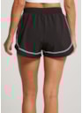 SHORT DE CORRIDA COLORFULL PRETO