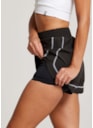 SHORT DE CORRIDA COLORFULL PRETO