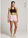 SHORT DE CORRIDA COLORFULL ROSA