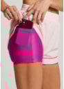 SHORT DE CORRIDA COLORFULL ROSA