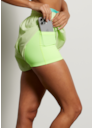 SHORT DE CORRIDA FOCUS VERDE