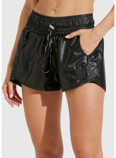 SHORT DE CORRIDA PARIS PRETO