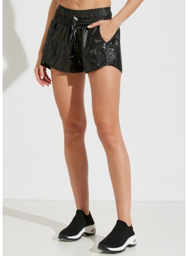 SHORT DE CORRIDA PARIS PRETO