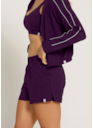 SHORT DE CORRIDA PLAYLIST ROXO