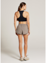 SHORT DE CORRIDA SPORTY - CHOCOLATE